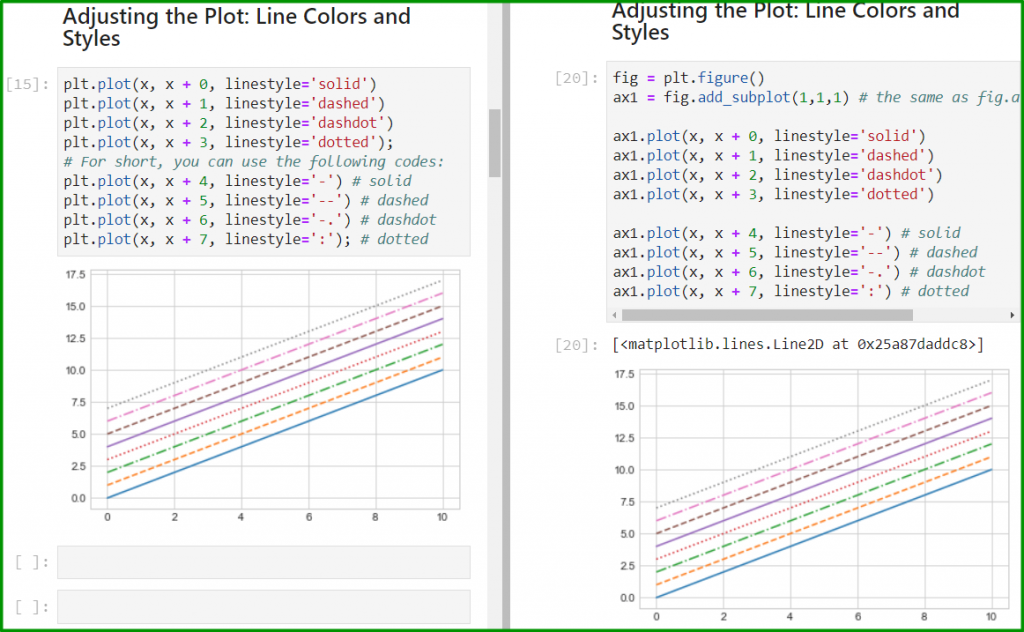 plot lines matlab line style